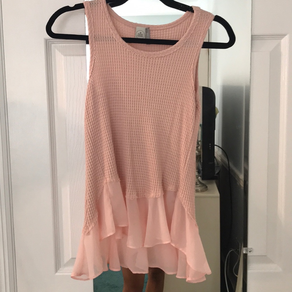 Paper Crane Waffle Tank Top
